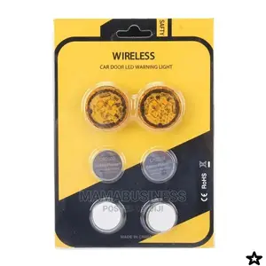 Wireless Car Door LED Warning Light - Yellow