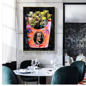 Money Bag Canvas Painting