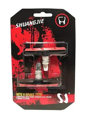 Bicycle Red v Brake Pads Blocks Shoes - Red