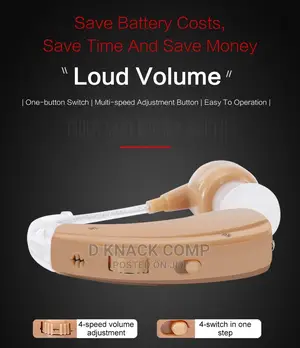 Rechargeable Hearing Aids for Elderly Care Deafness