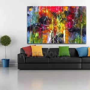 Colorful Abstract Painting for Living Rooms