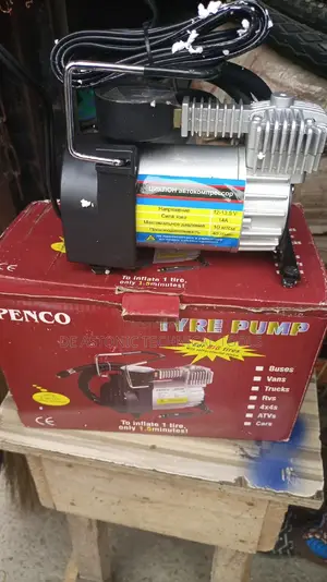 12V Portable Car Tire Inflator With Air Compressor