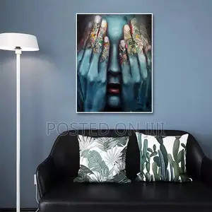 Fingers Abstract Wall Art Canvas Print