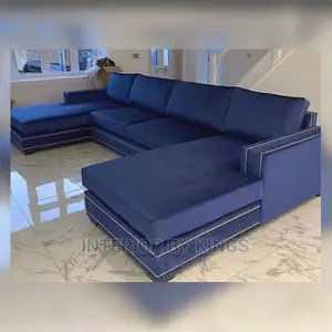 U-Shaped Fabric Sofa Can Come in Colors