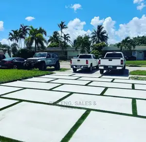 Concrete Carpet Finishing Artificial Grass Color Concrete
