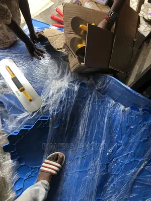 Trowel Edger Mold Mart Rubber Stamp