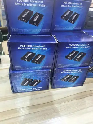 Hdmi 60m Extender Over Cat6 Cable Ethernet Poc