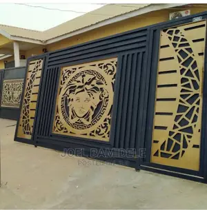 Gate : Laser Cut Double Panel : Security Gates