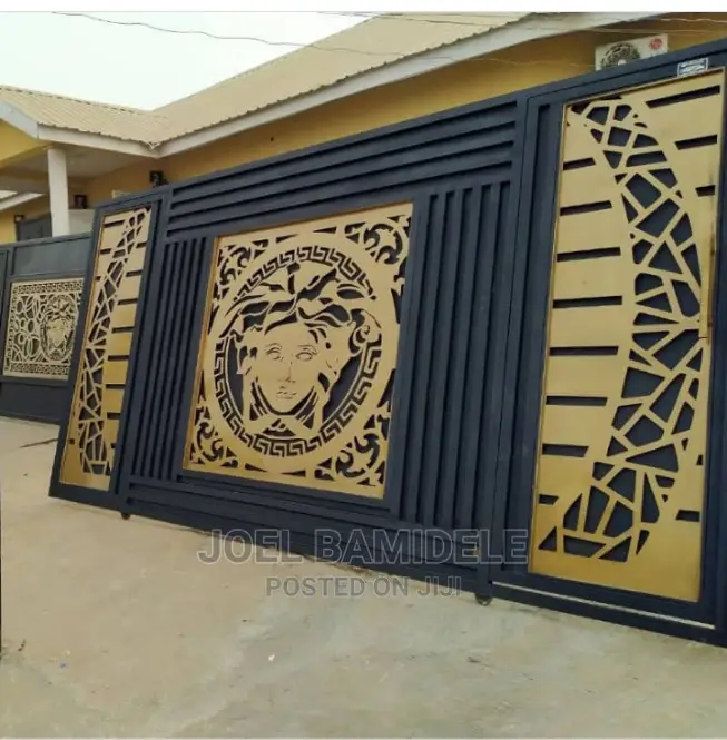Gate : Laser Cut Double Panel : Security Gates