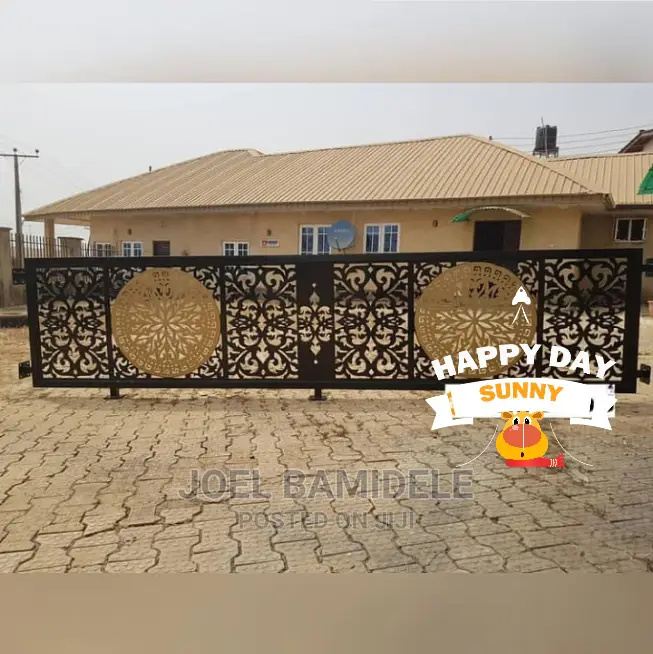Gate : Laser Cut Double Panel : Security Gates