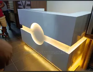 1.6mtrs Receptionist Office Table With Light