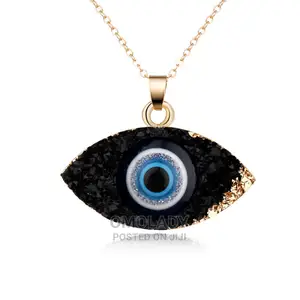 Turkish Blue Eye Necklace - Gold