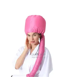 Portable Soft Hair Drying Salon Bonnet Cap - Pink