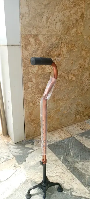 Aluminium Handle Adjustable Quadrangle Walking Stick