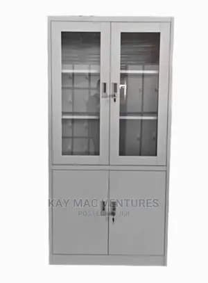 A Unique Full Height Cupboard With Glass