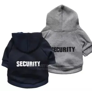 Security Service Pet Clothe Winter Hoodies