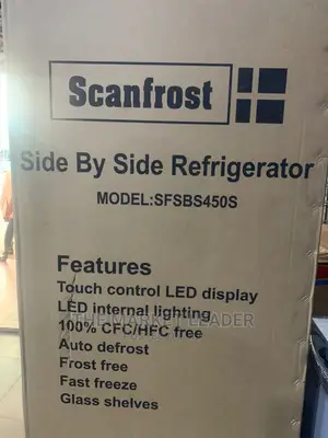 Scanfrost Side by Side Refrigerator 436l