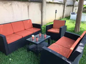 7 Seaters Rattan Table and Chair Outdoor Set