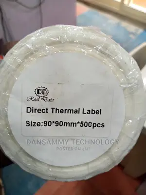 90*90 Direct Thermal Paper by 1000 Label