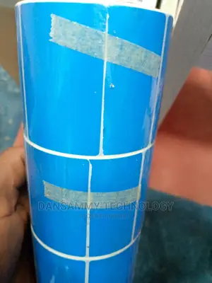 60*40 Direct Thermal Blue Color by 500lables