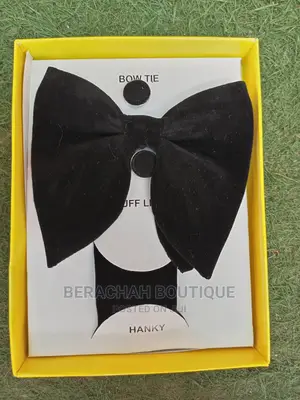 Men Bow Tie and Cufflink