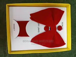 Men Bow Tie and Cufflink