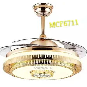 Chandelier Ceiling Fan With Remote Control That Folded Blade