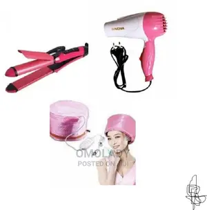 3 in 1 Straightener + Foldable Hair Dryer + Hair Steamer