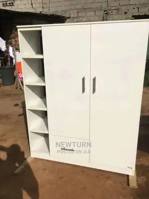 Two Doors Standing Wardrobe With Extra Storage.