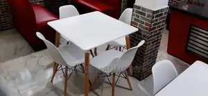Complete Set of Dinning Table With Four Chairs