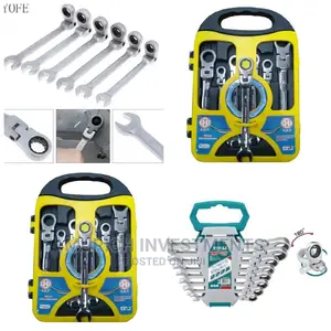 Ratchet Wrench Set With Flexible Head USA Standard 8 -19mm