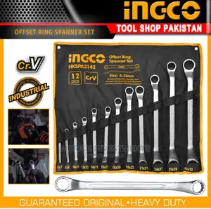 Ring Spanner Set 6-32mm Ingco Brand