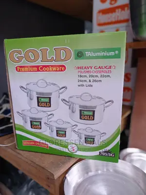 Tower Gold Quality Thick Pot Set