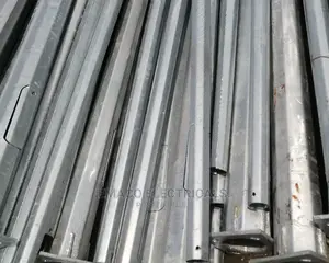 Original 9 Meters Hexagonal Galvanized Street Light Pole