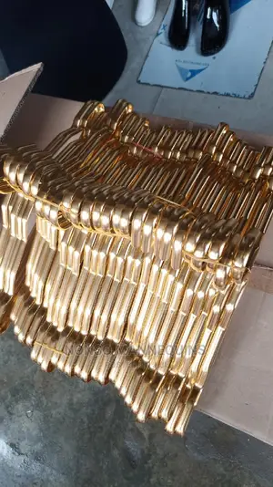 Gold Chrome Clothes Imported Hangers