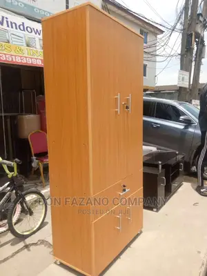 Quality Wooden Standing Wardrobe.