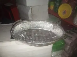 Oval Foil Tray.