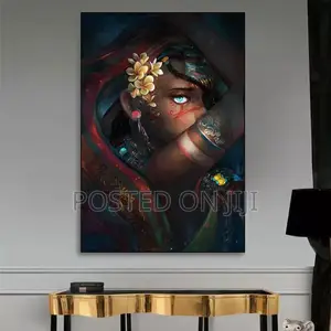 African Woman Canvas Wall Art