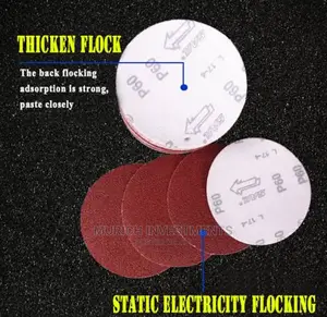 10pcs 180mm Aluminum Oxide Sticky Sanding Discs