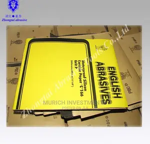 English Silicon Carbide Waterproof Sheet Abrasive Sandpaper