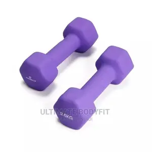 Brand New 2kg Aerobic Coated Dumbbell