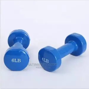 Brand New 6kg Aerobic Coated Dumbbell