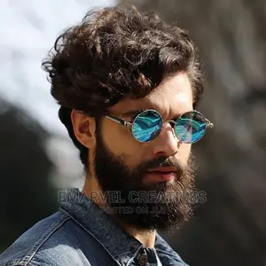 Round Metal Sunglasses Steampunk Men Women Fashion Glasses