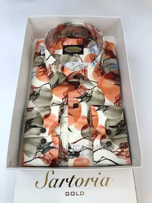 Sartoria Gold Multi Color Lovely Shirt