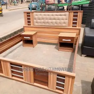 A 6x6 Bedframe With Bedside