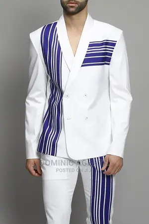 White Embrodery Suit