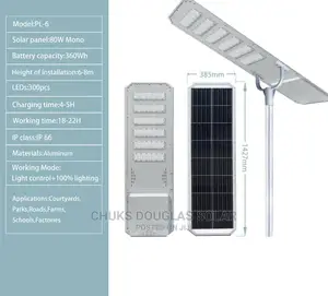 100w PL-6 Solar Street Light