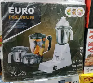 Euro Premium Mixer and Grinder 1500watts 100% Pure Cooper