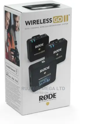 RODE WIRELESS GO II. 2 Transmitter 1 Receiver Wireless Mic
