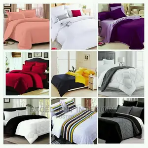 Plain Bedsheets and Duvets.